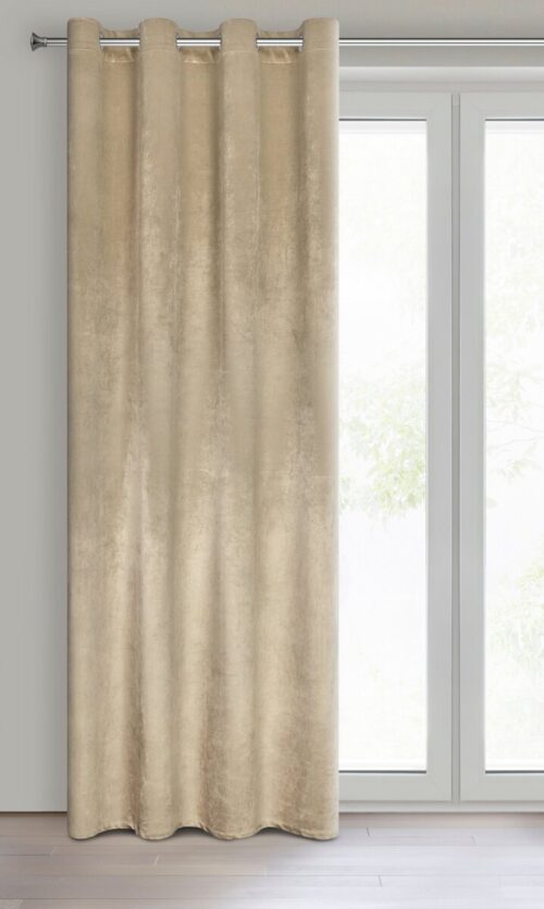 ZKDN-06A.jpg Velours gordijn met ringen ZKDN-06