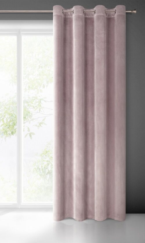 Velours gordijn met ringen ZKDN-07