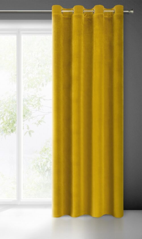 Velours gordijn met ringen ZKDN-08