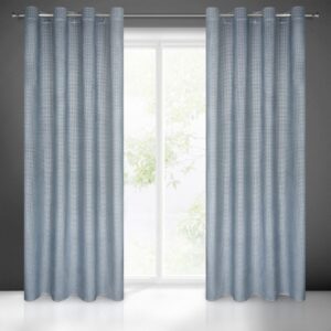 Gordijn met pied-de-poule print ZKED-03
