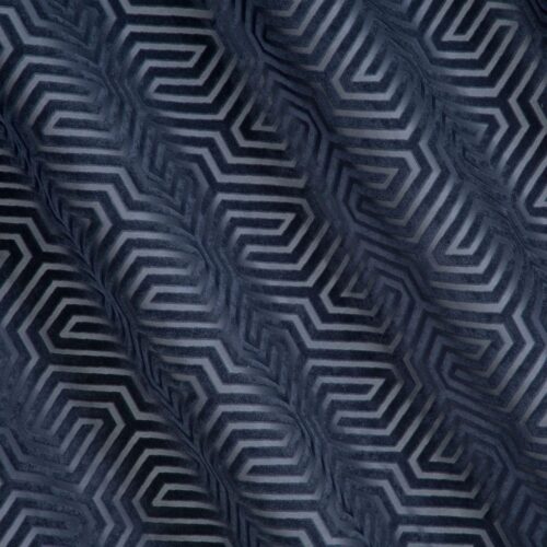 Jacquard fluwelen gordijn met ringen ZKIA-01