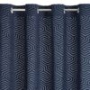 Jacquard fluwelen gordijn met ringen ZKIA-01
