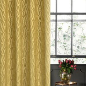 Jacquard fluwelen gordijn met ringen ZKIA-02