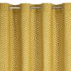 Jacquard fluwelen gordijn met ringen ZKIA-02