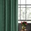 Jacquard fluwelen gordijn met ringen ZKIA-04