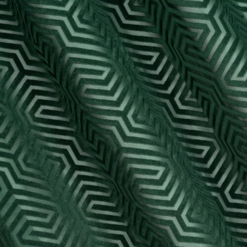 Jacquard fluwelen gordijn met ringen ZKIA-04