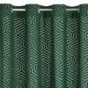 Jacquard fluwelen gordijn met ringen ZKIA-04