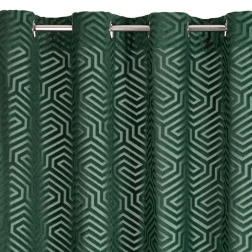 Jacquard fluwelen gordijn met ringen ZKIA-04