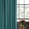 Jacquard fluwelen gordijn met ringen ZKIA-05