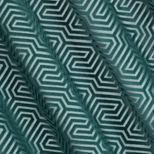 Jacquard fluwelen gordijn met ringen ZKIA-05