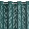 Jacquard fluwelen gordijn met ringen ZKIA-05