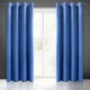 Velvet Ringgordijn - Royal Blue
