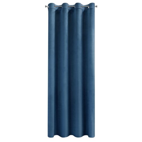Velvet Ringgordijn - Royal Blue