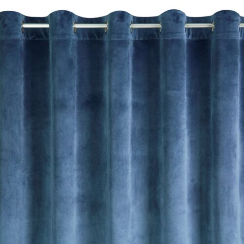 Velvet Ringgordijn - Royal Blue