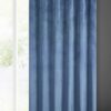 Velvet Ringgordijn - Royal Blue