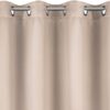 Velvet Ringgordijn - Beige