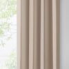 Velvet Ringgordijn - Beige