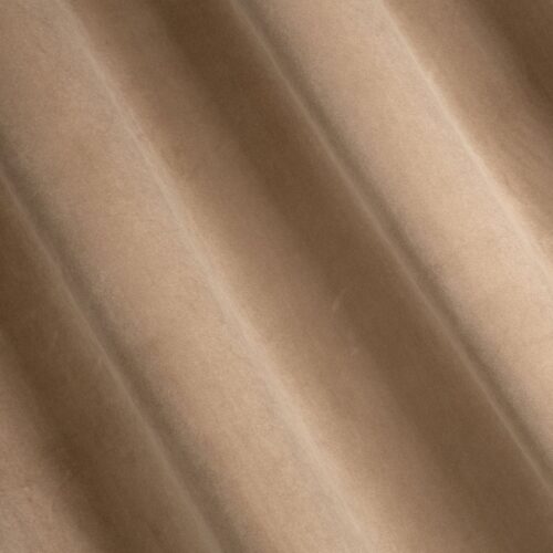 ZKIW-13c Velvet Ringgordijn - Lichtbruin