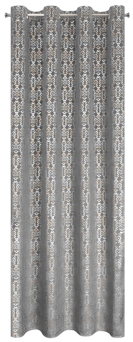 Velours gordijn met ringen ZKLG-05