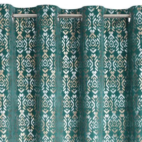 Velours gordijn met ringen ZKLG-06