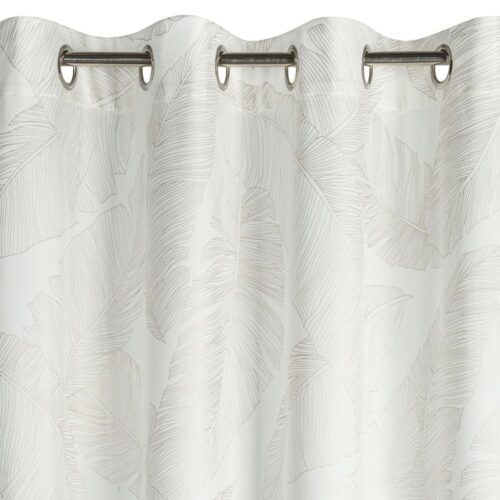 Luxe velvet ringgordijn met print ZKLI-01