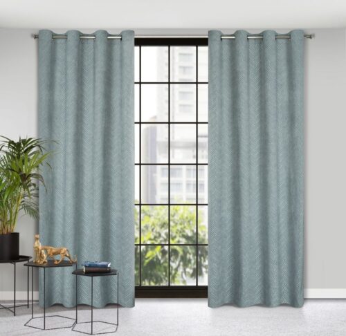 Velours gordijn met jacquardpatroon ZKLX-02