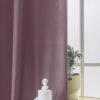 Lila velours gordijn met ringen ZKMR-05