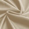 Beige fluwelen gordijn met ringen ZKMR-11