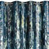 Velours gordijn met metallic print ZKNJ-01