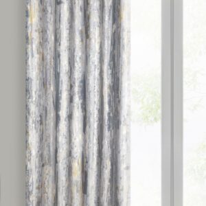 Velours gordijn met metallic print ZKNJ-02