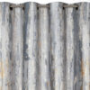 Velours gordijn met metallic print ZKNJ-02