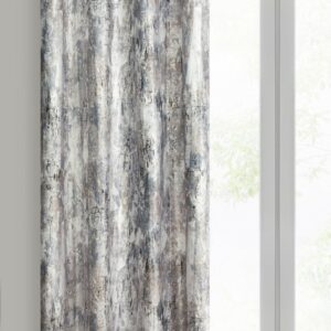 Velours gordijn met metallic print ZKNK-02