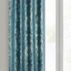 Velours gordijn met metallic print ZKNL-02