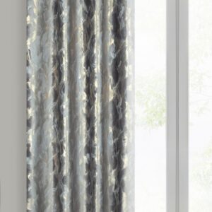 Velours gordijn met metallic print ZKNL-04