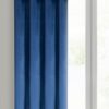 Velours gordijn met ruches ZKNS-01