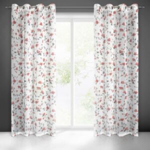 Gordijn met bloemenprint ZKPS-01