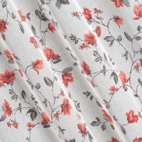 Gordijn met bloemenprint ZKPS-01