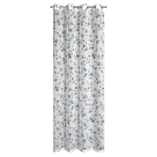 Gordijn met bloemenprint ZKPS-02