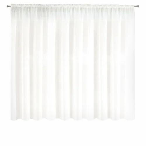 Extra brede vitrage (350cm) - Wit