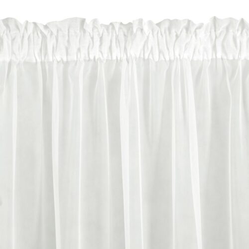 Extra brede vitrage (350cm) - Wit