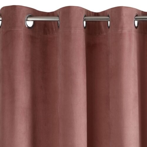Velours gordijn met ringen ZKXX-10