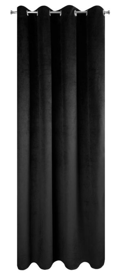 Velours gordijn met ringen ZKXX-11