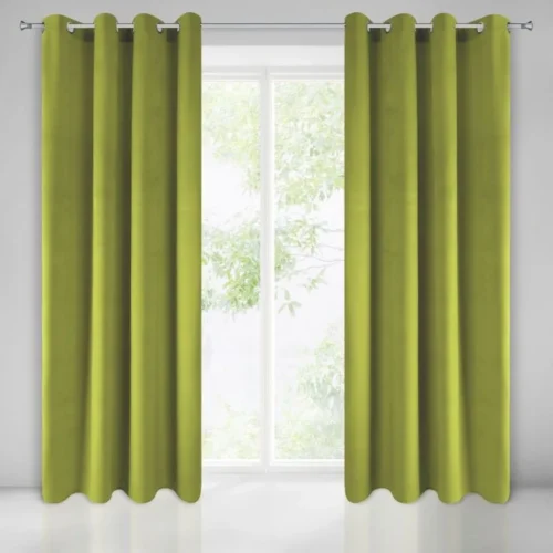 Velours gordijn met ringen ZKXX-12