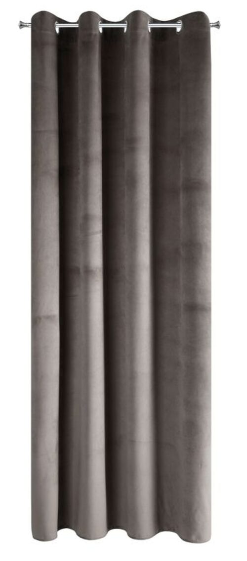 Velours gordijn met ringen ZKXX-01
