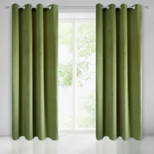 Velours gordijn met ringen ZKXX-02