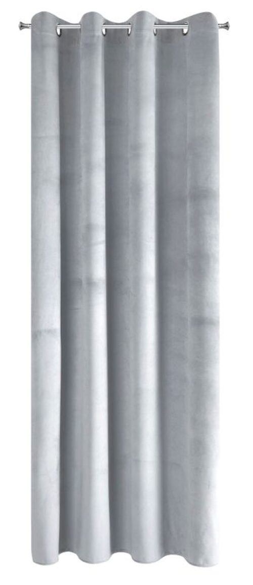 Velours gordijn met ringen ZKXX-05