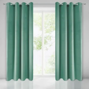 Velours gordijn met ringen ZKXX-06