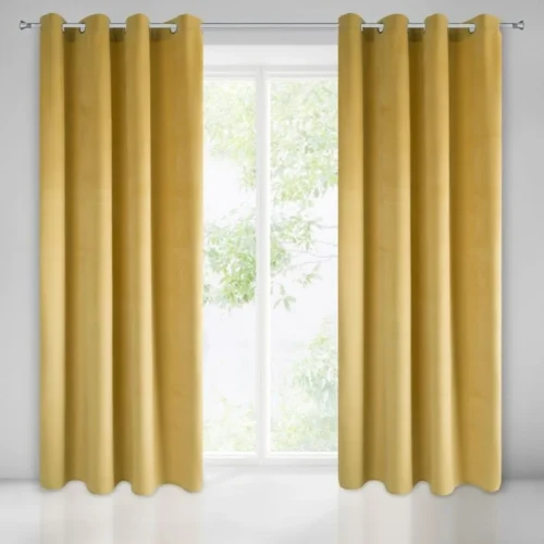 Velours gordijn met ringen ZKXX-07