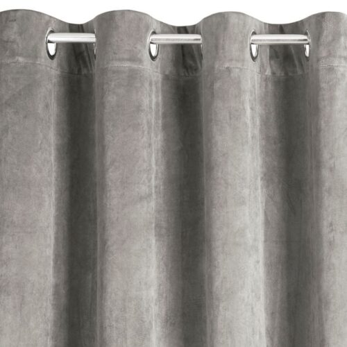 Velours gordijn met ringen ZKXX-09