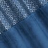 Velours gordijn versierd met borduursels en pailletten ZKZQ-04